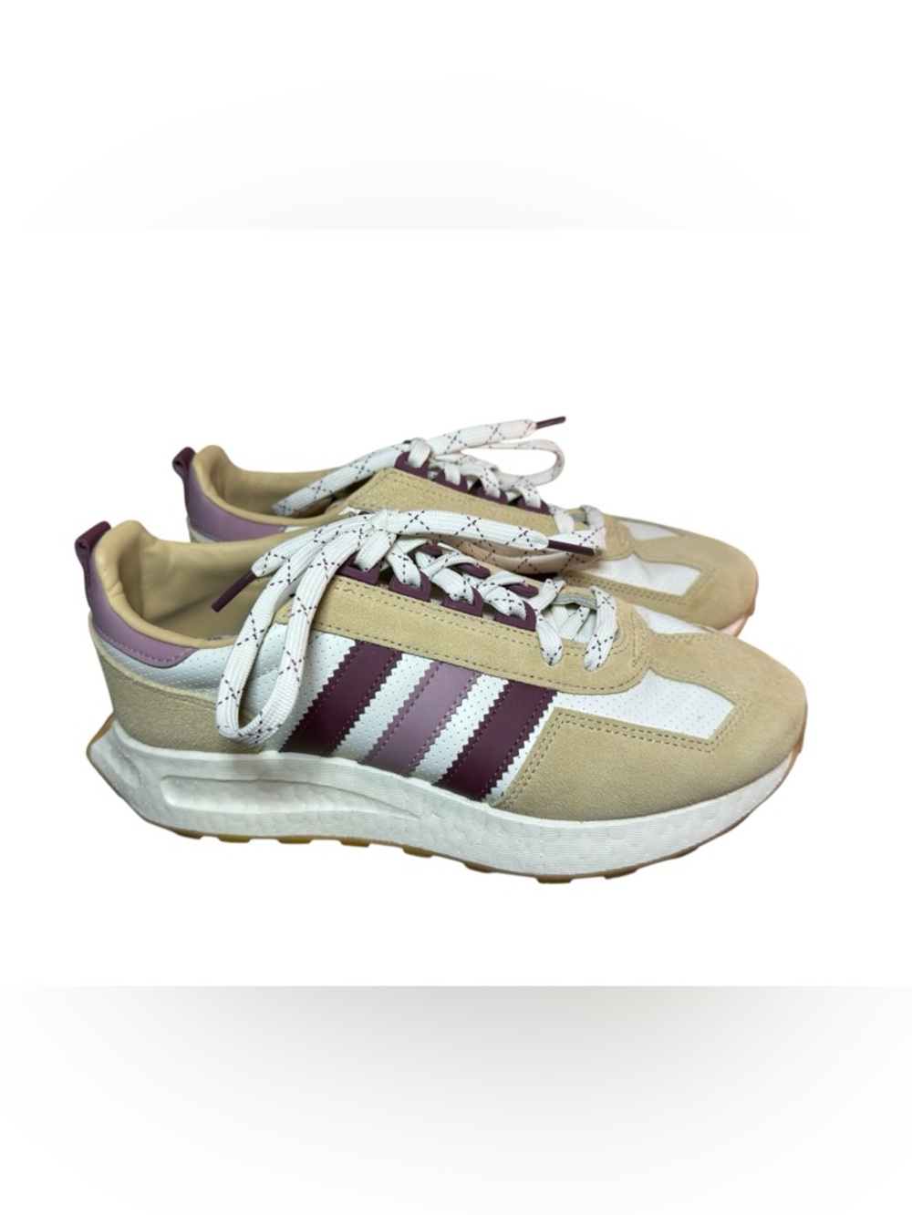 Adidas Wmns Retropy E5 'Hazy Beige Gum' sneakers size 9